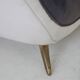 Grey velvet sofa by Guglielmo Veronesi for ISA, circa 1950.