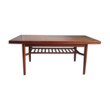 Scandinavian coffee table circa 1960 - by F. Ohlsson in teak (model Sesam, brand Tingstrom)