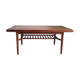 Scandinavian coffee table circa 1960 - by F. Ohlsson in teak (model Sesam, brand Tingstrom)