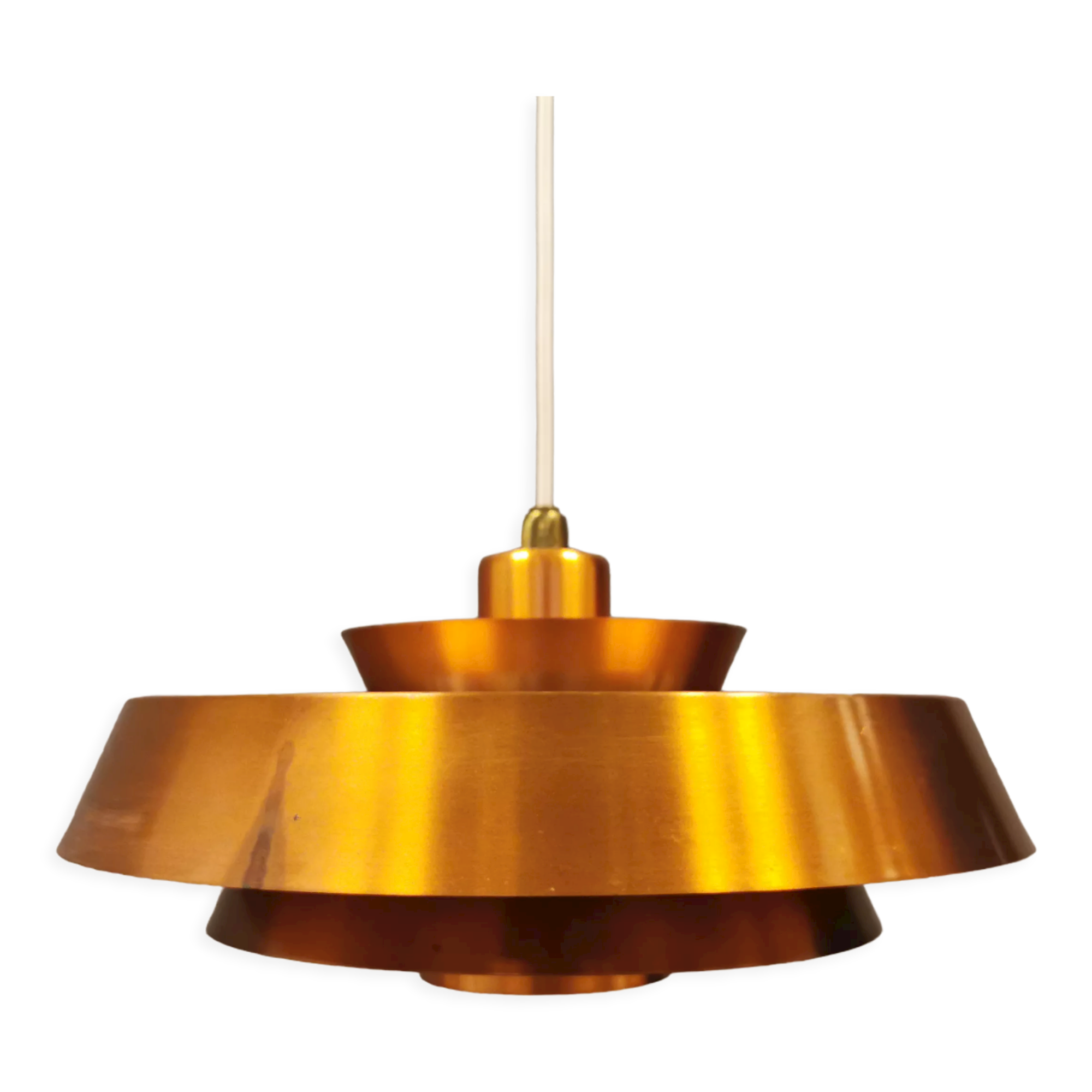 Ceiling lamp model "Nova" designed by Jo Hammerborg for Danish Fog&Mørup in 1963.