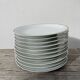 10 white Limoges porcelain dessert plates