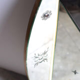 Rounded italian mirror
