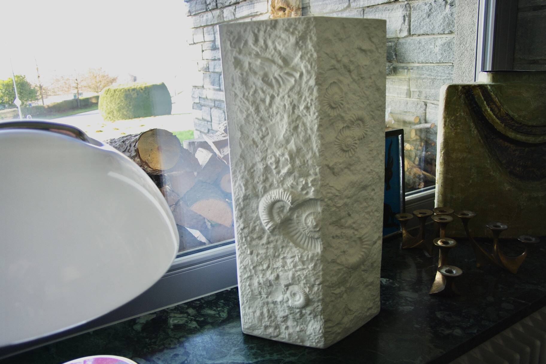 Large vintage ceramic vase from kaiser germany 1970