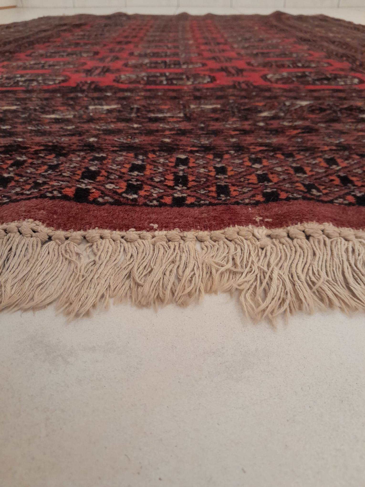 Handmade Bukhara carpet 181x125cm