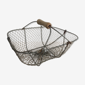 Panier grillagé pour la déco ou le jardin