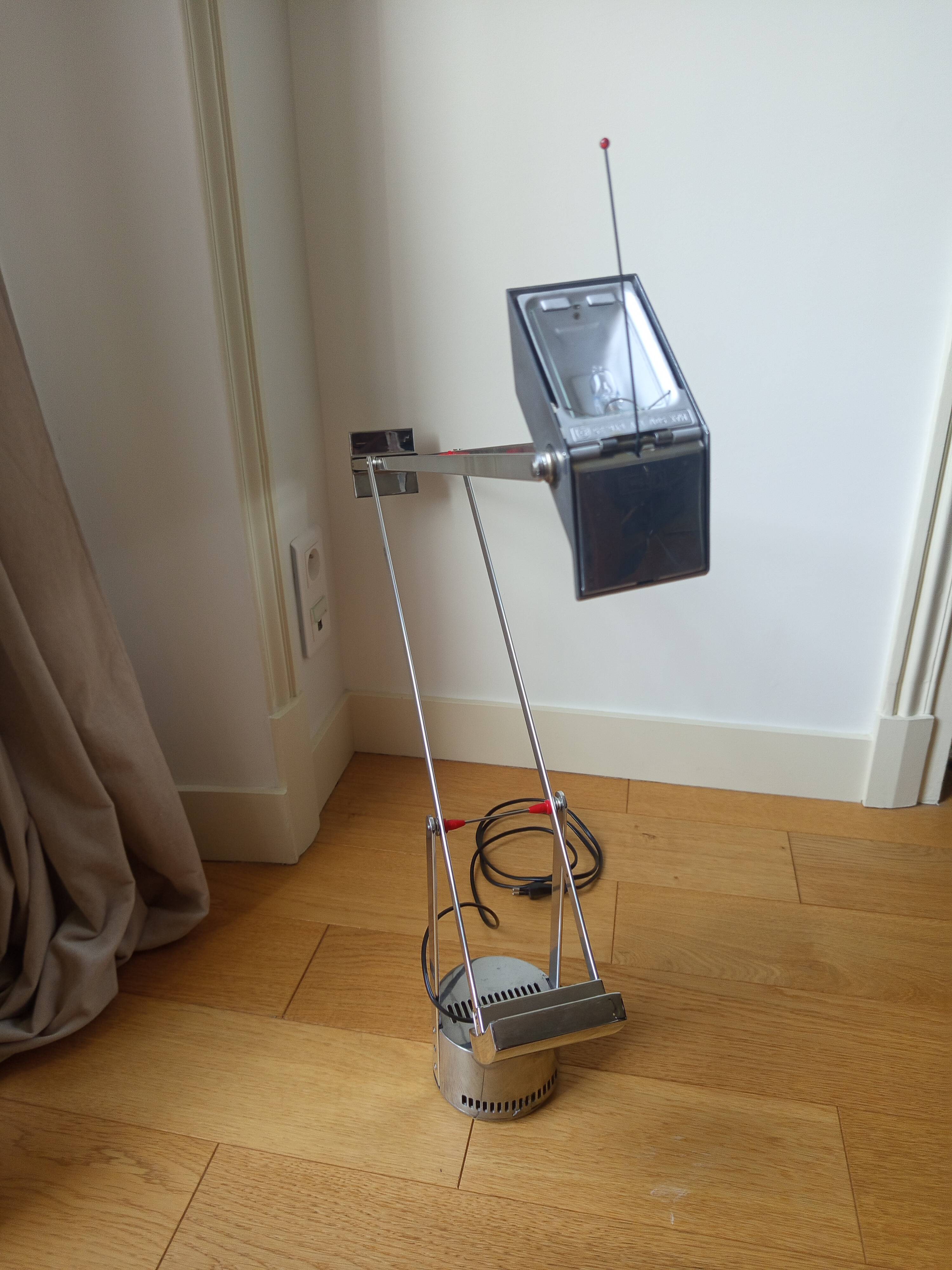 Tizio Artemide signed limited edition chrome Richard Sapper