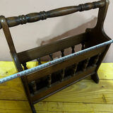 Vintage wooden magazine rack, Denmark
