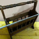 Vintage wooden magazine rack, Denmark
