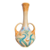 Art Nouveau ceramic vase by Gustave de Bruyn