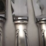 Reneka silver metal knives stainless steel blade filet service cutlery