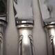 Reneka silver metal knives stainless steel blade filet service cutlery