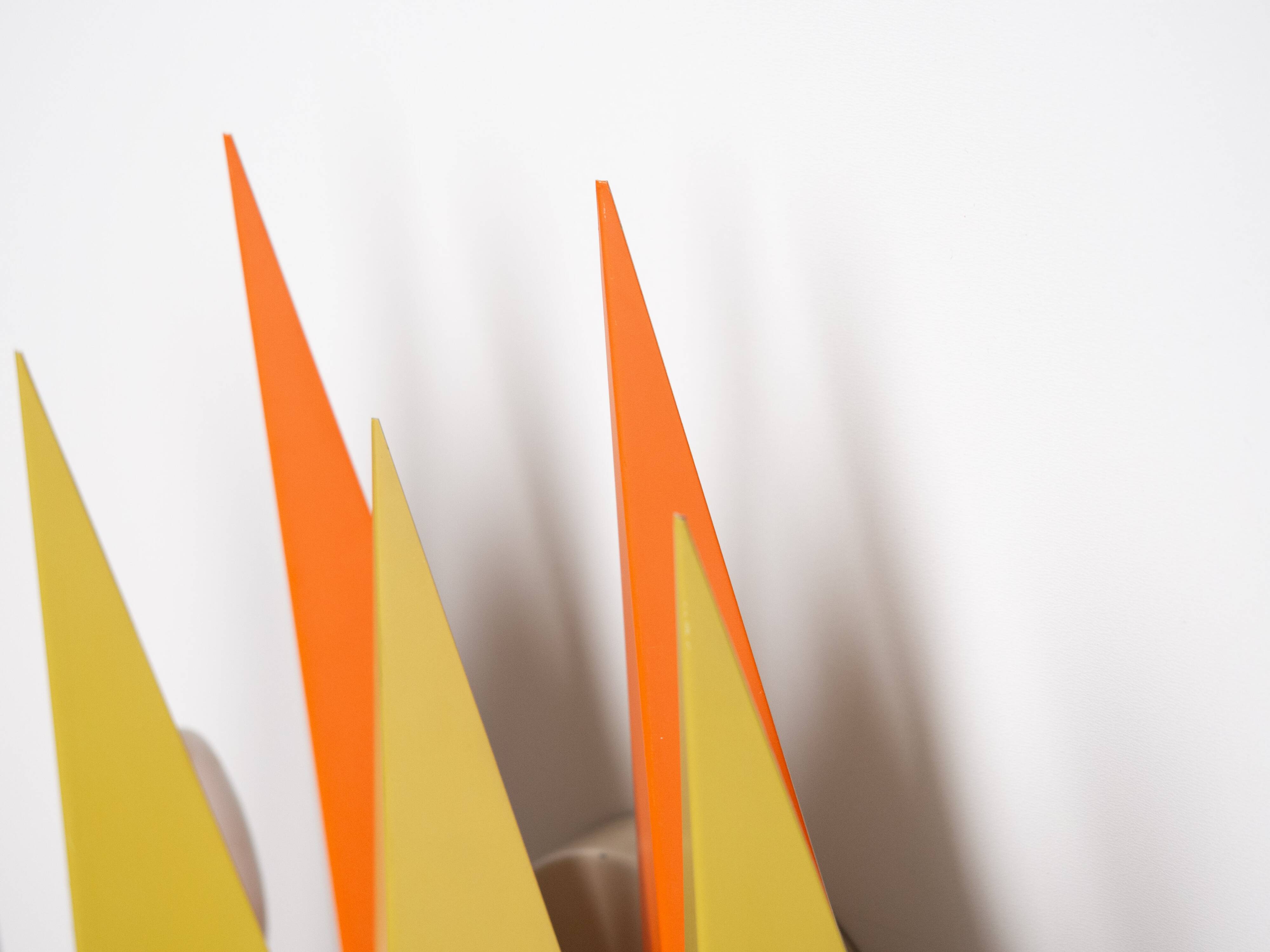 Pair of 2 Danish vintage wall lamps Diamant by Holm Sorensen, 1960s