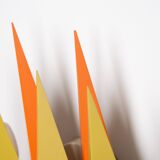 Pair of 2 Danish vintage wall lamps Diamant by Holm Sorensen, 1960s