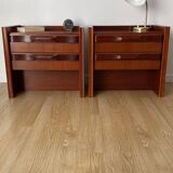 Pair of Scandinavian style bedside tables