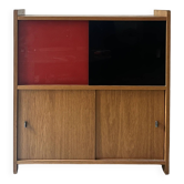 Closed library by D.Rozaffy Edition Meuble Oscar, design 1960