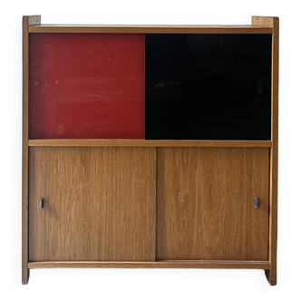 Closed library by D.Rozaffy Edition Meuble Oscar, design 1960