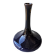 Magnifique Vase soliflore en céramique mauve Signée Marius Musarra (Vallaur