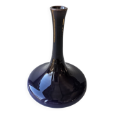 Magnificent mauve ceramic soliflore vase signed Marius Musarra (Vallaur).