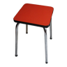Vintage red formica stool