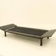 Daybed by Zanotta in black leather