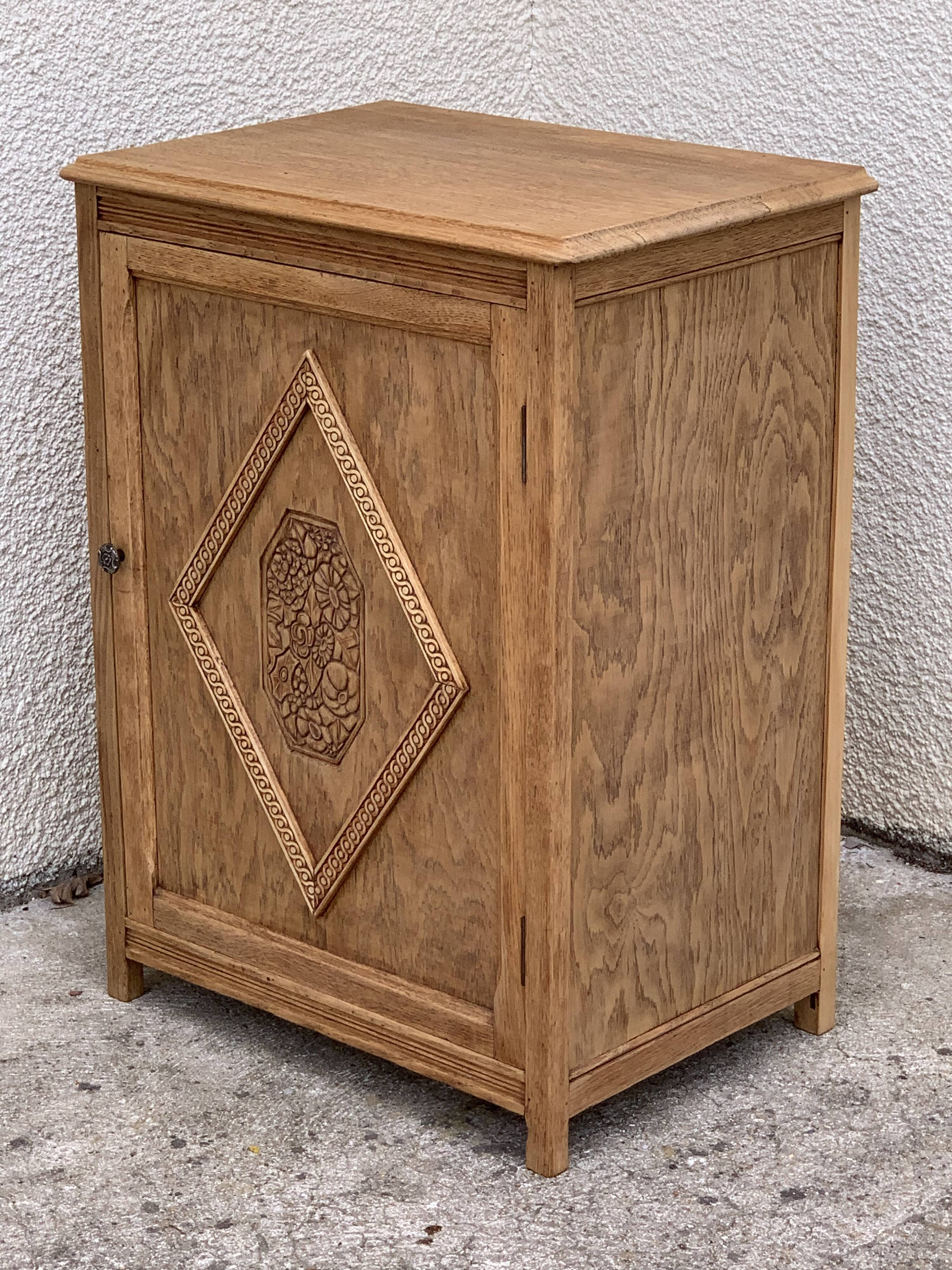 Parisian art deco buffet wood brut 1930