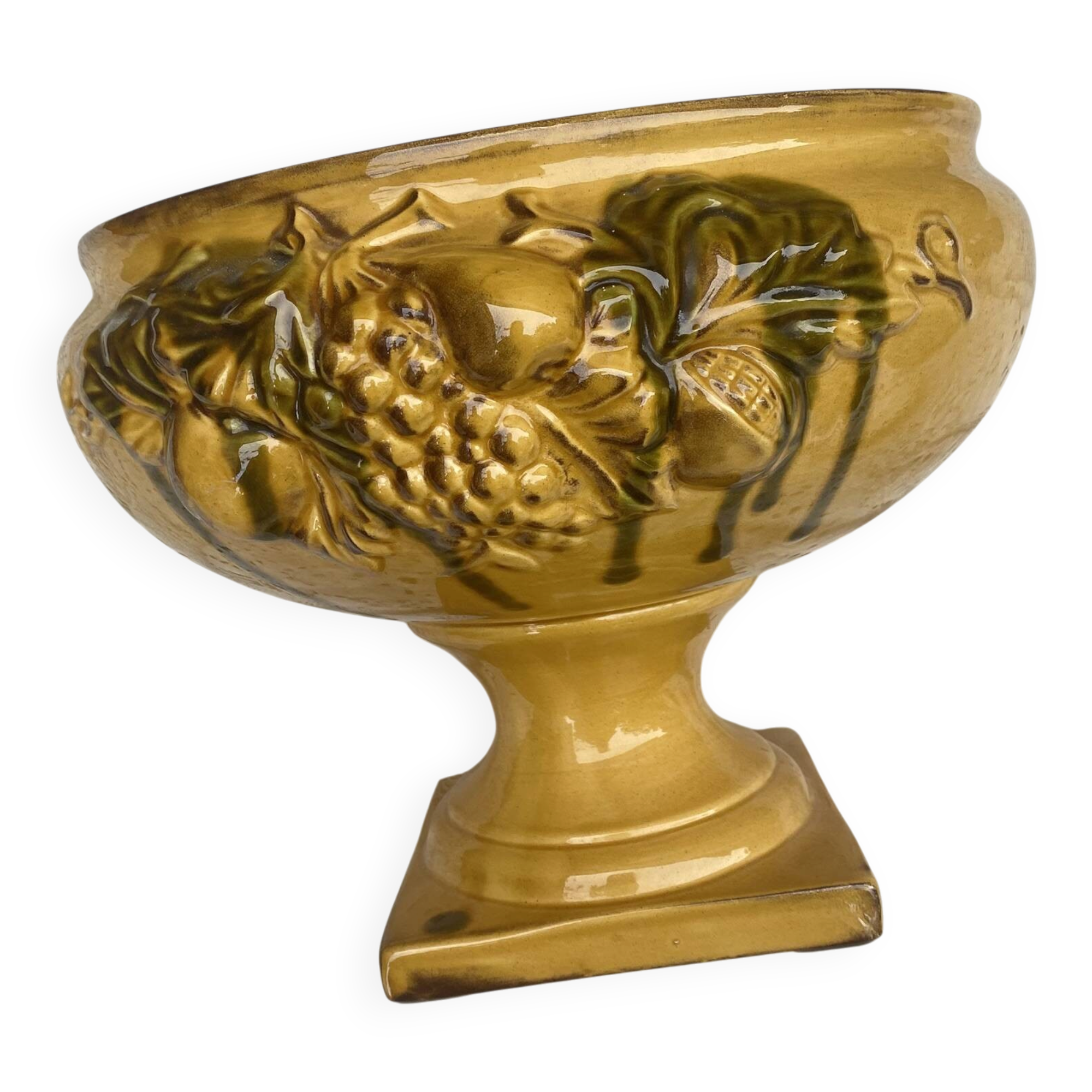 Pedestal planter in ceramic, Medicis style.