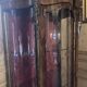 Display cabinet in Louis XV style from the late 19th century in painted wood.