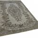 Overdyed Wool Vintage Handmade Carved Rug 164 cm x 267 cm