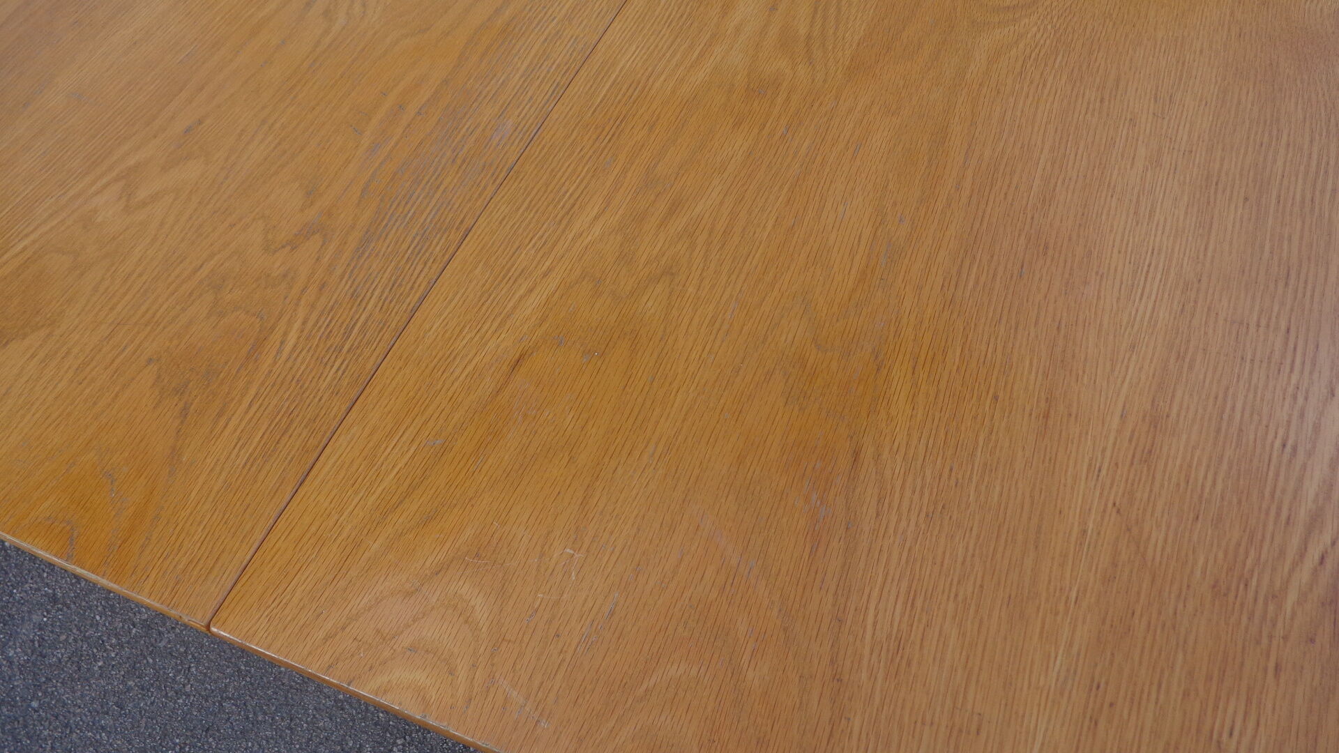 Vintage oval oak table