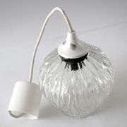 Vintage glass pendant lamp
