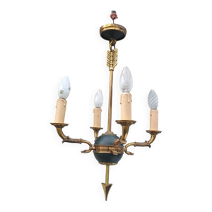 Suspension lustre Swan - antique