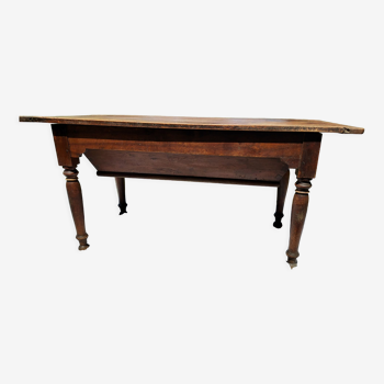 Kneading table, eighteenth-century farmhouse table