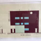 Le corbusier maison guiette 1926 lithograph