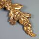 Ancient baroque frieze in carved and gilded wood, Italy, 18th century.