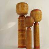 Set of 3 kokeshi (large size)