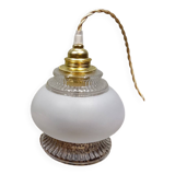 Art Deco style tulip globe portable lamp