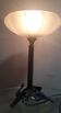 Lampe en fer forgé de type calice 1930
