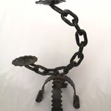 Brutalist style candlestick holder