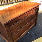 Roche Bobois chest of drawers in solid patinated wood