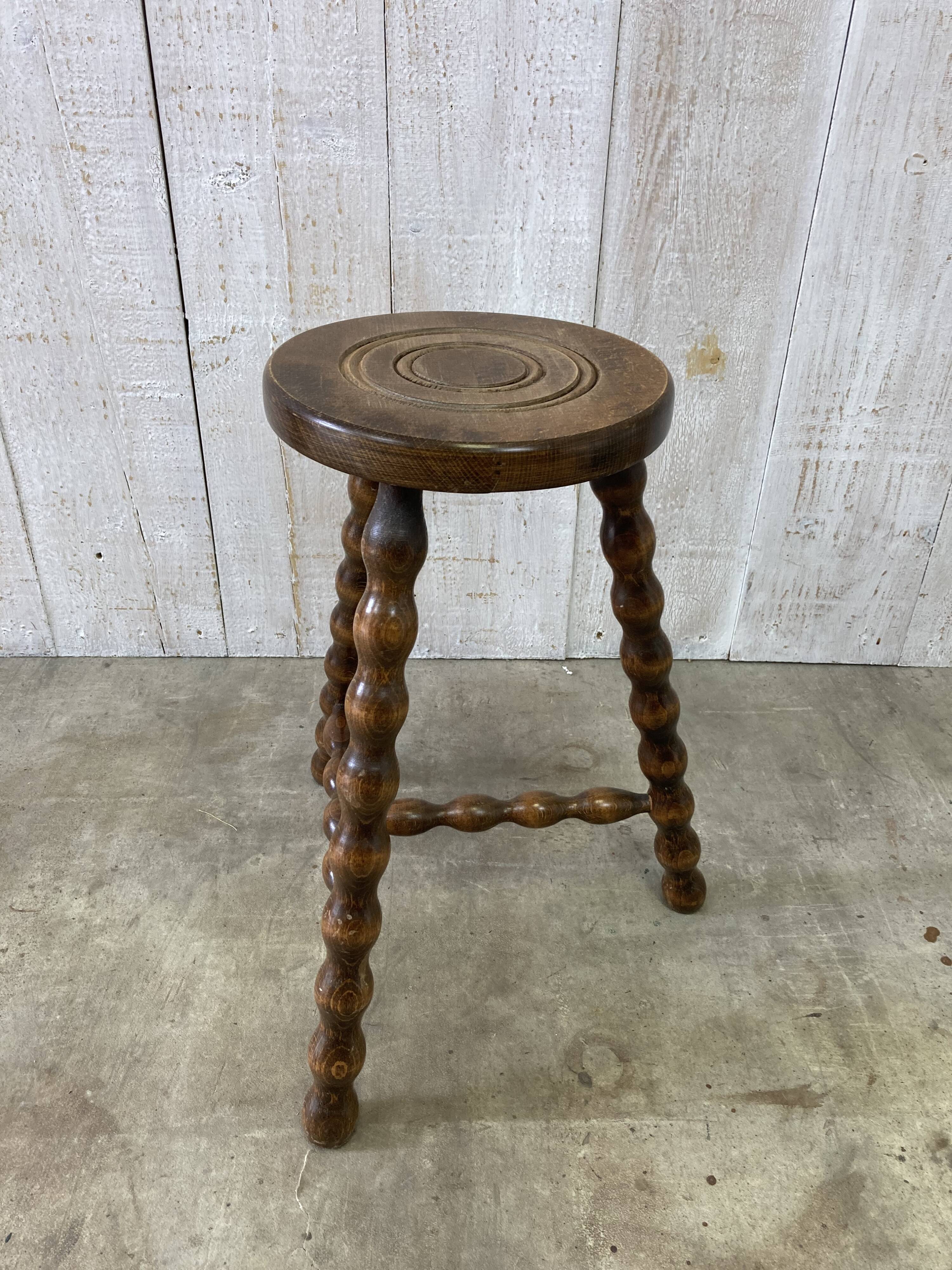 Vintage tripod stool