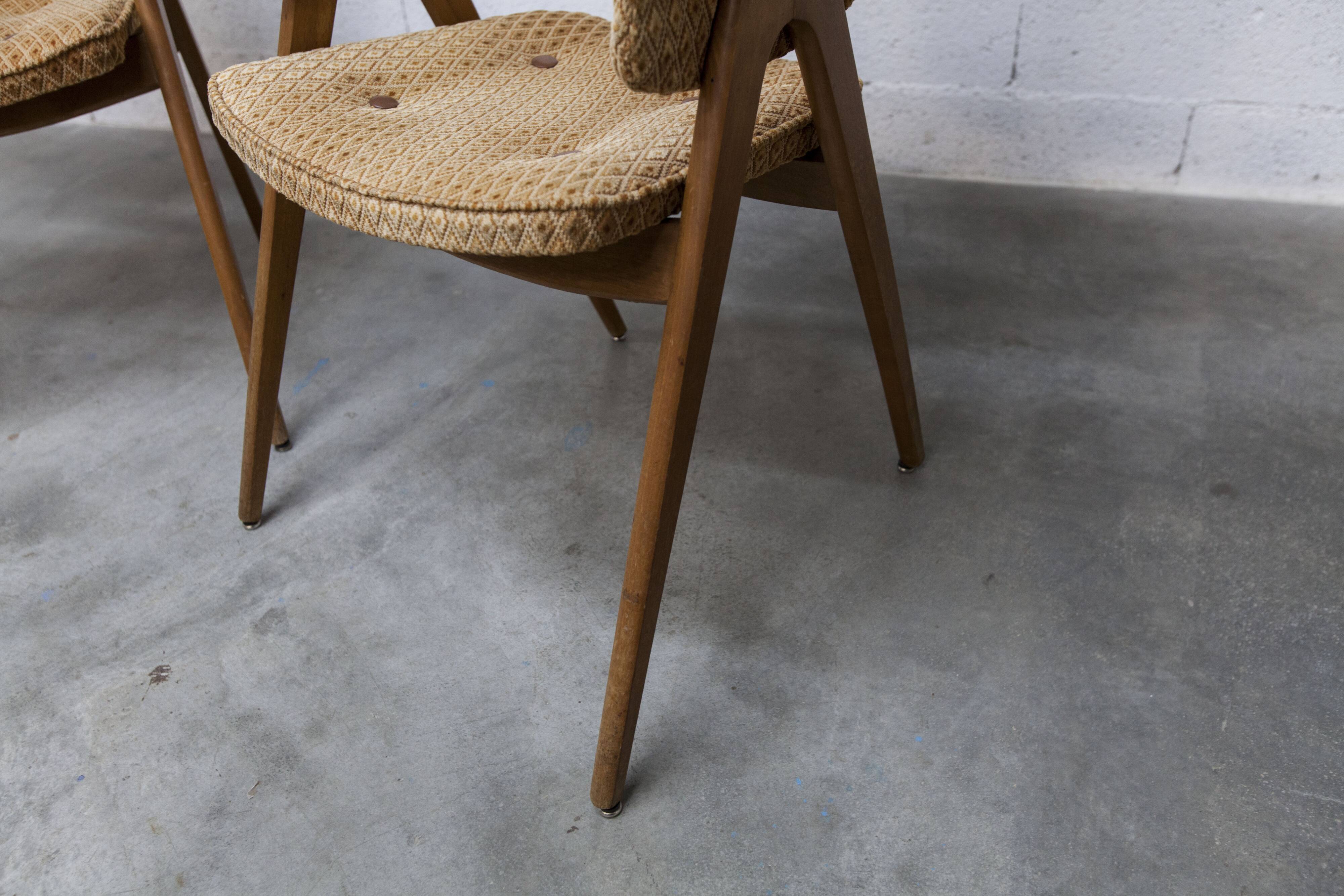 Pair of Lounge chairs by Roger Landault, ABC edition, 1950.