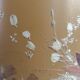 Vintage lampshade with dried flowers