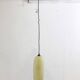 Mid-Century Modern Yellow Glass Pendant Lamp, Italy, 1960s