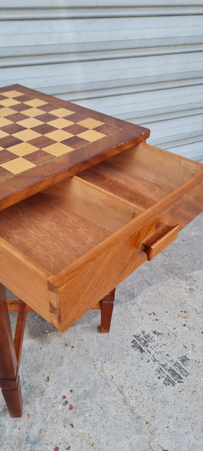 Bedside table - chess game