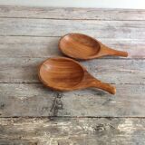 Duo of wooden dishes