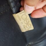 Togo in black leather by Ligne Roset