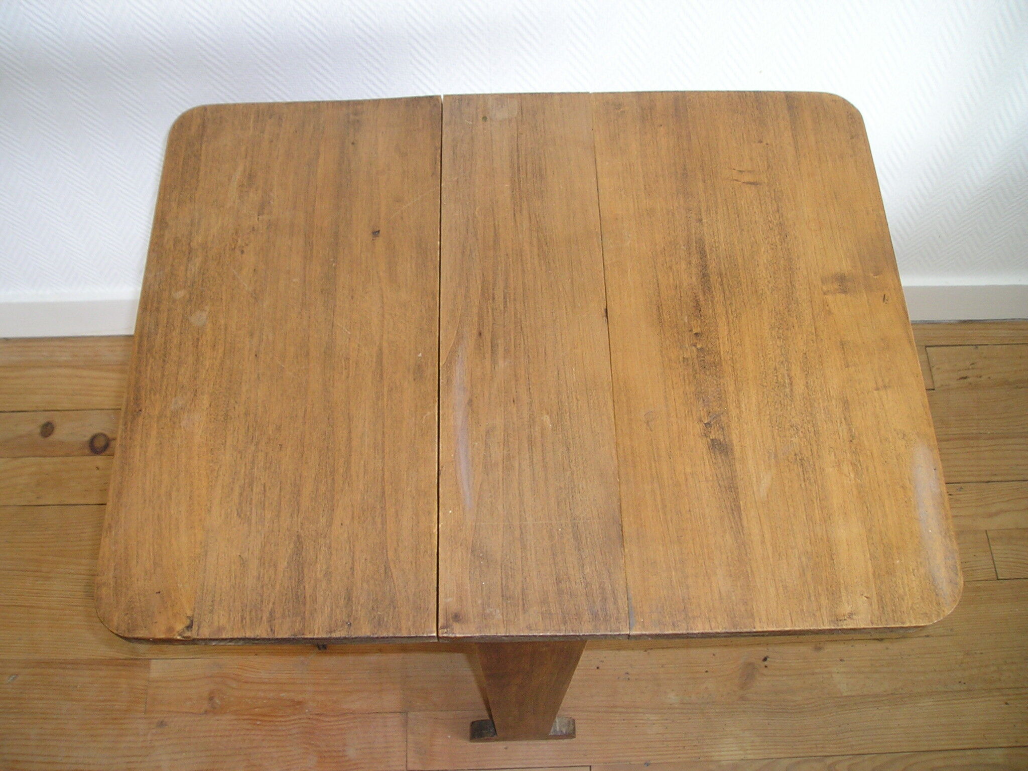 Old folding side table