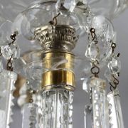 Antique wall sconces in crystal glass, Italy, 20th century