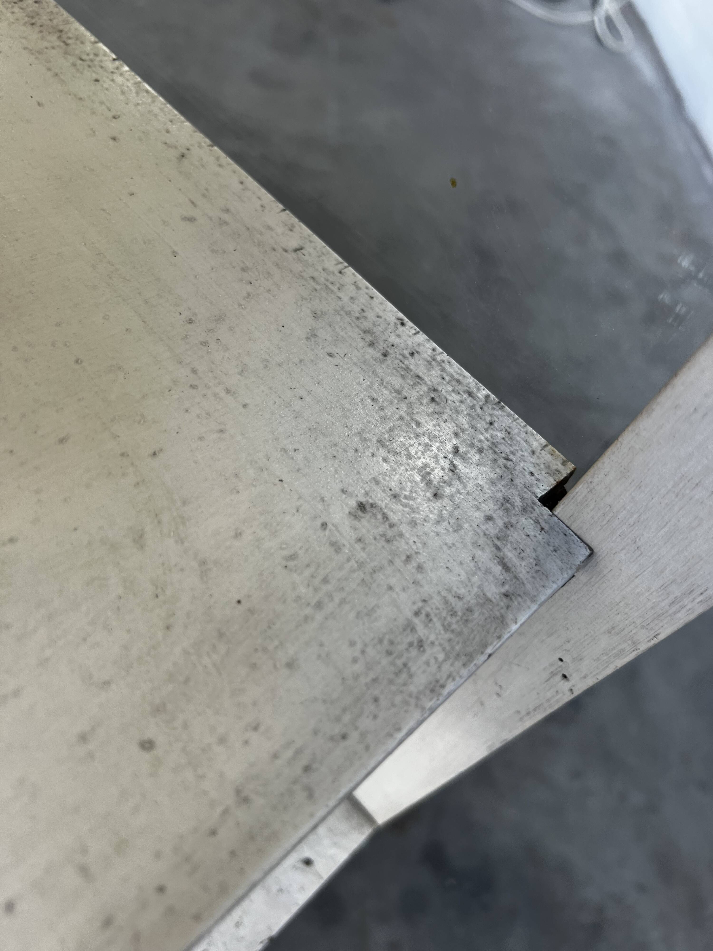 Vintage wooden shop counter, display case, shelf