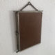 Vintage mirror 1930 triptych barber Le Solide Paris - 21 x 67 cm